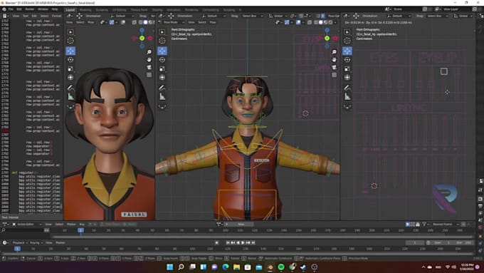 Dt Character Rigging Professional 3d character rigging services by Rifkisupriantox | Fiverr