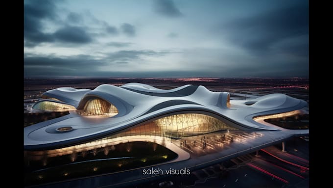 Top 5! I will generate architecture images using ai, midjourney