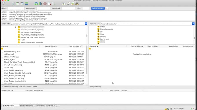 create simple HTML emailer