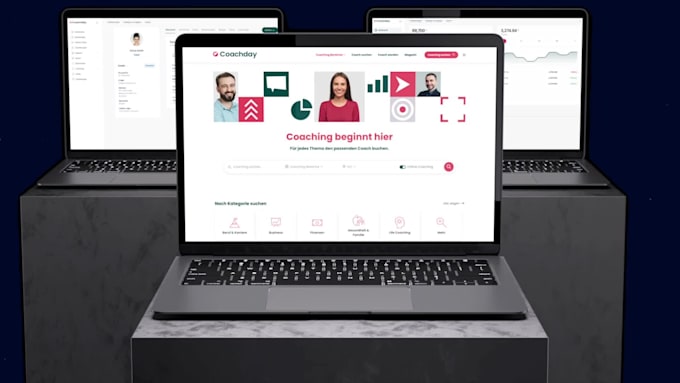 develop modern web app with responsive design and scalable backend