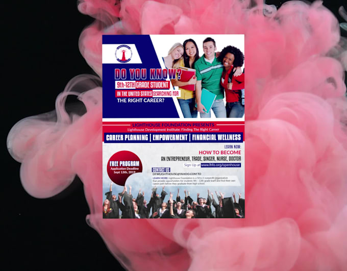 print ready flyer design in 2 hours