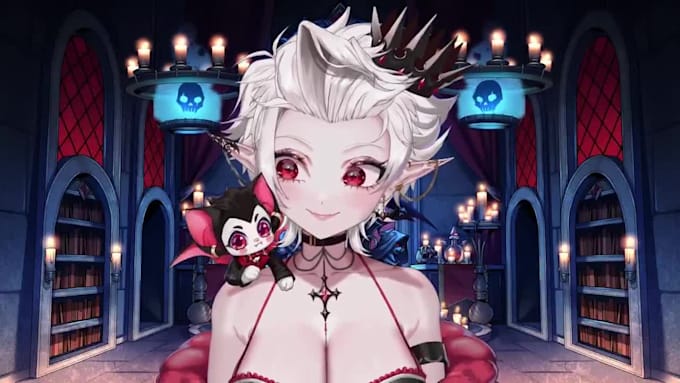 design and rig live 2d vtuber model, vseeface avatar, chibi vtuber, 3d vtuber