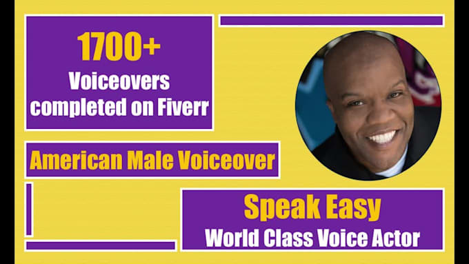 deliver an amazing american male voice over in 24 hours