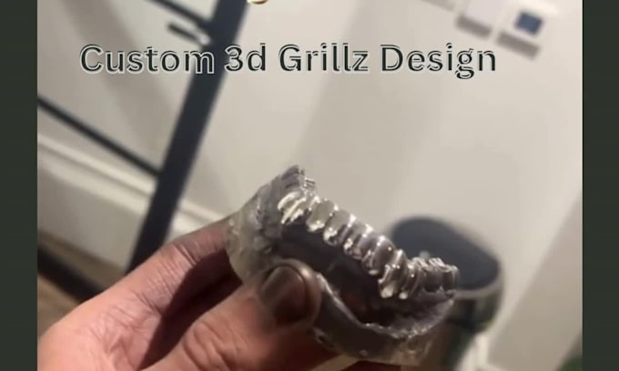 design custom 3d grillz and teeth jewelry in cad for printing and casting fast