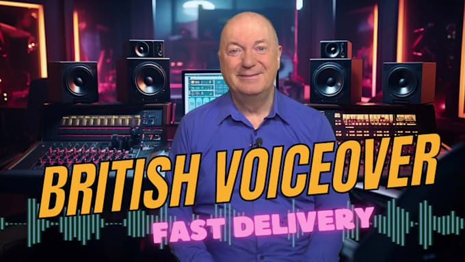 record a professional voiceover for you today