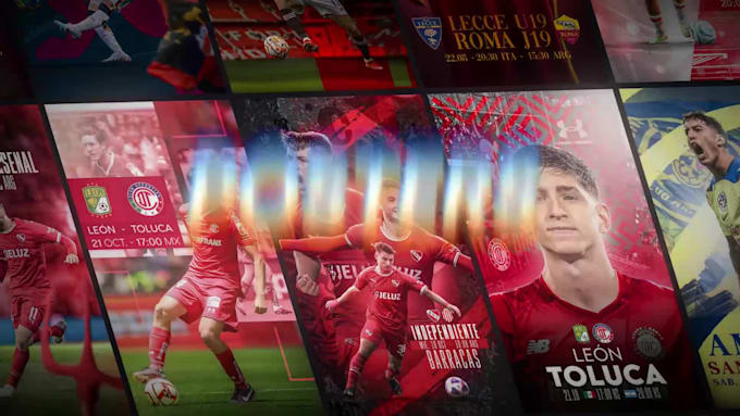 design football matchday posters and sports flyers for social media