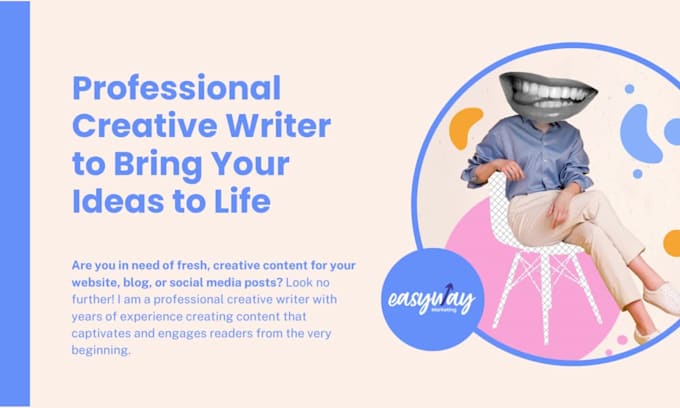 Be a creative content writer by Diana_easyway | Fiverr