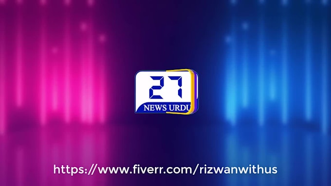 create 3d news logo animation full HD channel and production