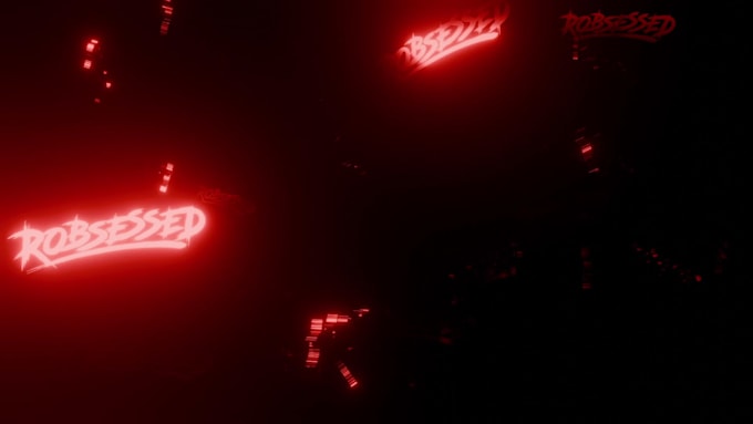create visual dj band brand logo with 3d animation