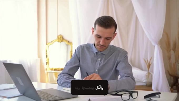 create reels with arabic or english voice over and edits