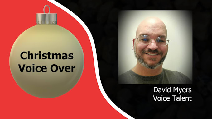 provide a christmas voice over