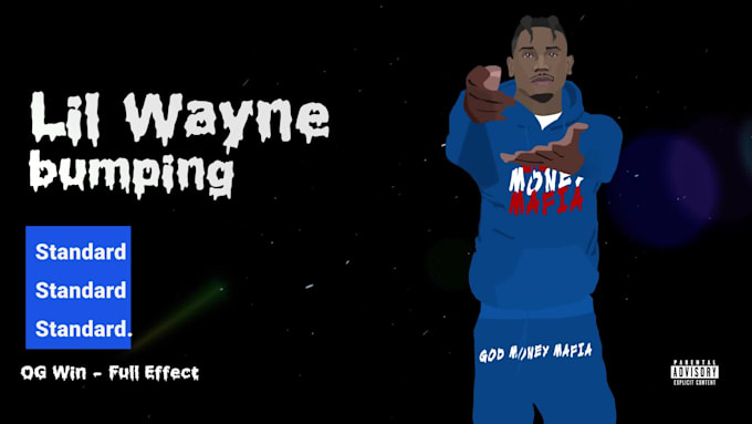 make animated lyrics music videos with characters