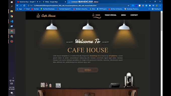 design static responsive website