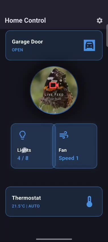 develop a complete flutter app with iot cloud connectivity