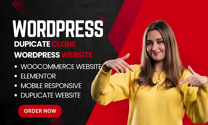 clone and redesign wordpress website duplicate wordpress website