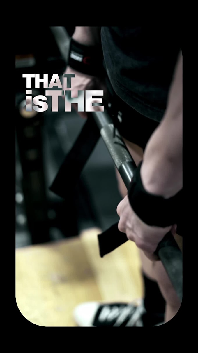 do professional edit for your short form gym content