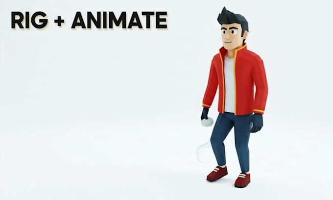rig and animate low poly 3d characters in ps1, ps2, and n64 style