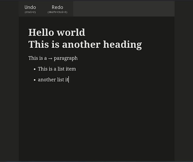 implement a wysiwyg editor for your application