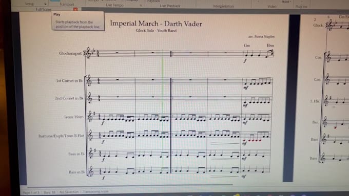 arrange or compose a piece for brass and woodwind ensembles