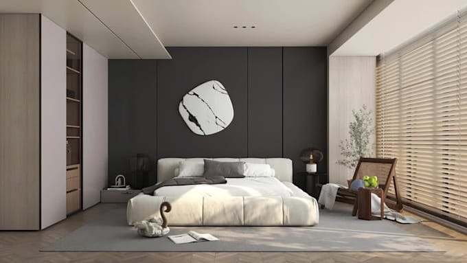 design interior concepts with 2d layout and 3d rendering