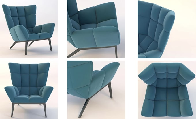 create 3d furniture and appliances modeling, rendering, and animation