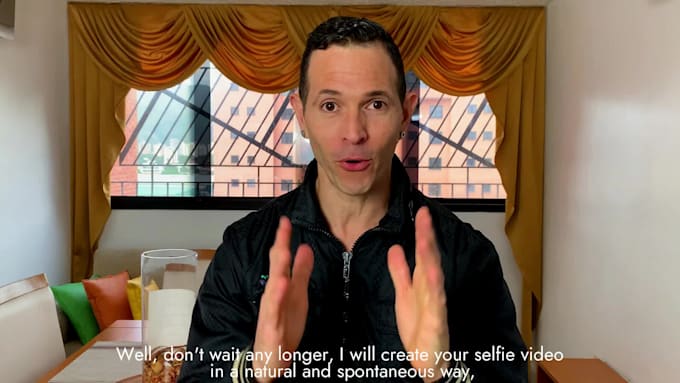 create a authentic selfie mode video