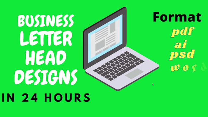design cool business letterhead in 24 hours