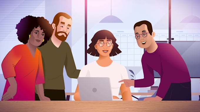 create high quality 2d animated explainers