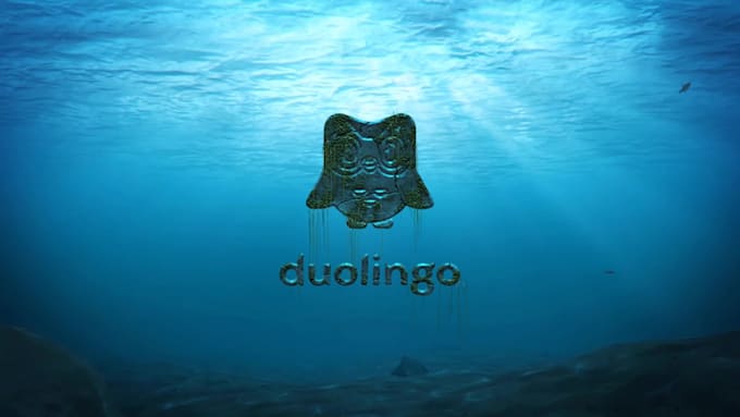 make underwater logo reveal intro