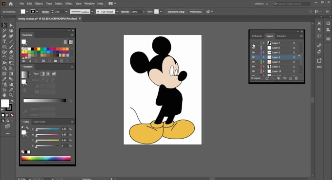 perfectly trace, redraw, vectorize, logo and cartoon