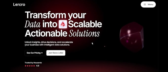design a modern framer website with smooth animations