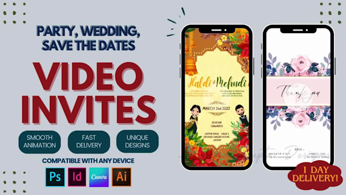 design video invitations for all your needs