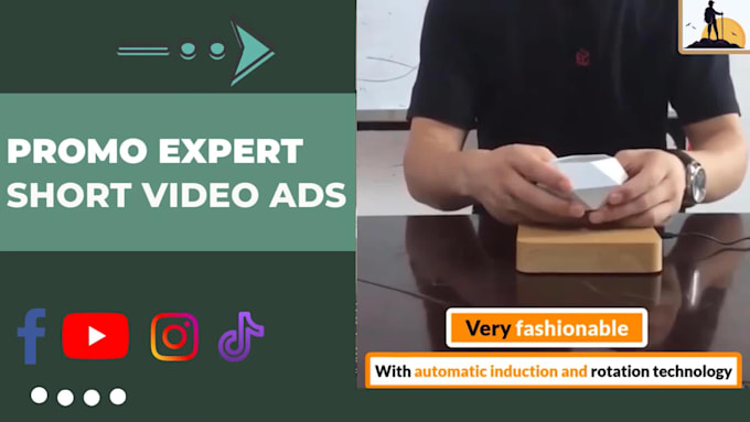 Create short video ads for promotional products on social media in 24 ...