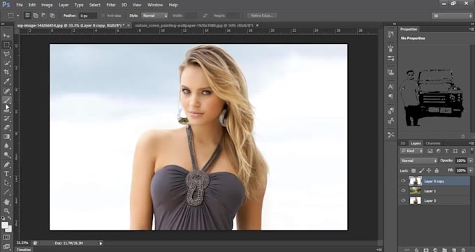 remove face spots retouch resize the image and smooth skin