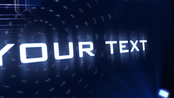 Customize This Futuristic Intro Video By Sper Designs 