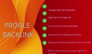high da SEO profile backlinks