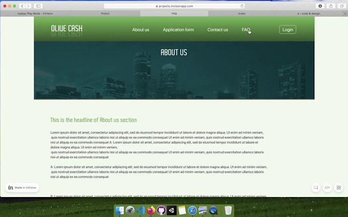 Do website wireframes, mockups and prototype html css by Adayinlife ...