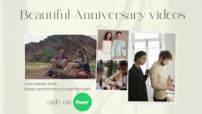 create your wedding and anniversary reel