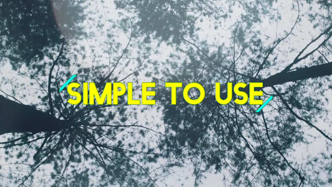 creat your tiltels or text animation or lower thirds