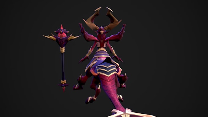 do 3d character concept for game