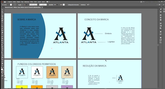 design gráfico, design e marca