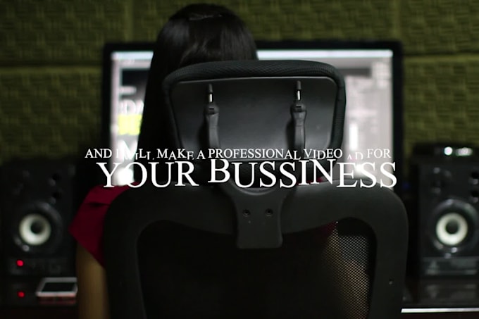 make attractive video advertisement for your product or brand