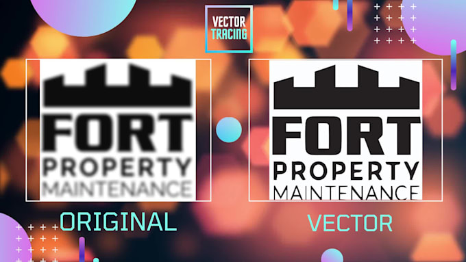 vectorize your logo, convert the image to vector