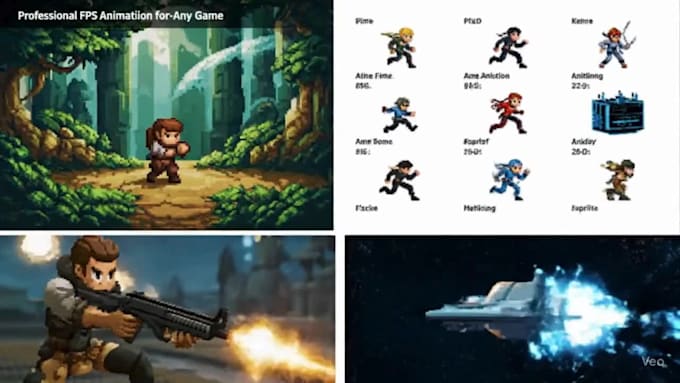 make an fps animation for any game