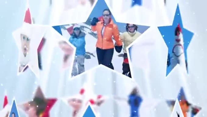 create this elegant christmas tree video with your photos