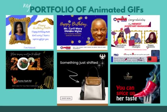create stunning animated GIF for you