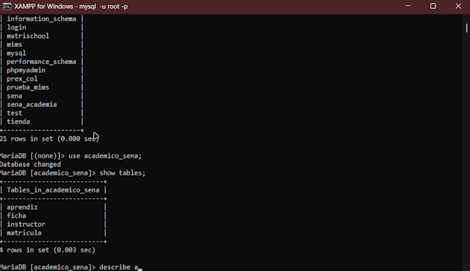 create your database just the way you need it