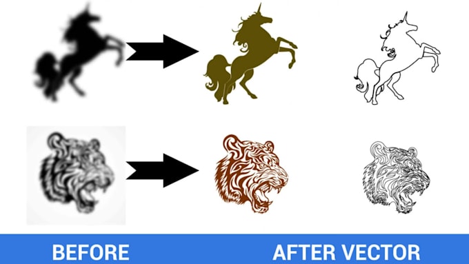 Vector Redesign Do vector tracing, recreate redesign redraw for your images only 2 ...