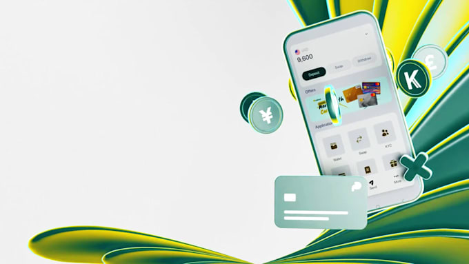 make 3d animation assets for uiux