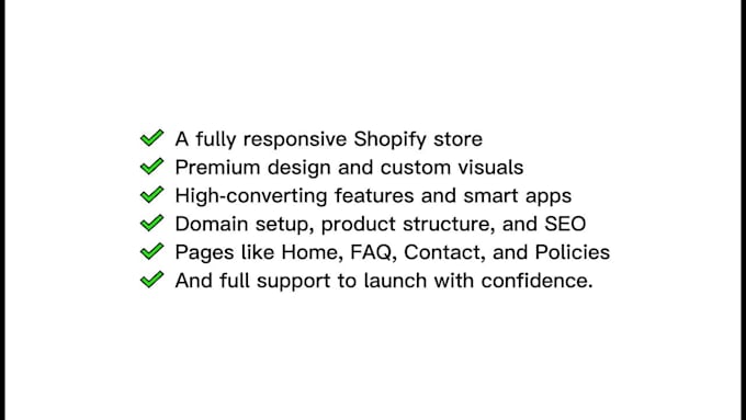 create your website or shopify store automated